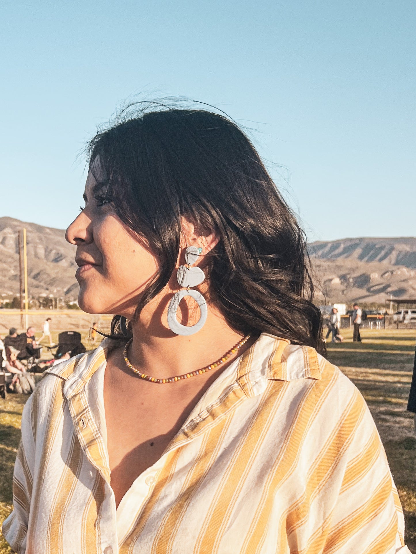 Sky Blue Juno Earrings