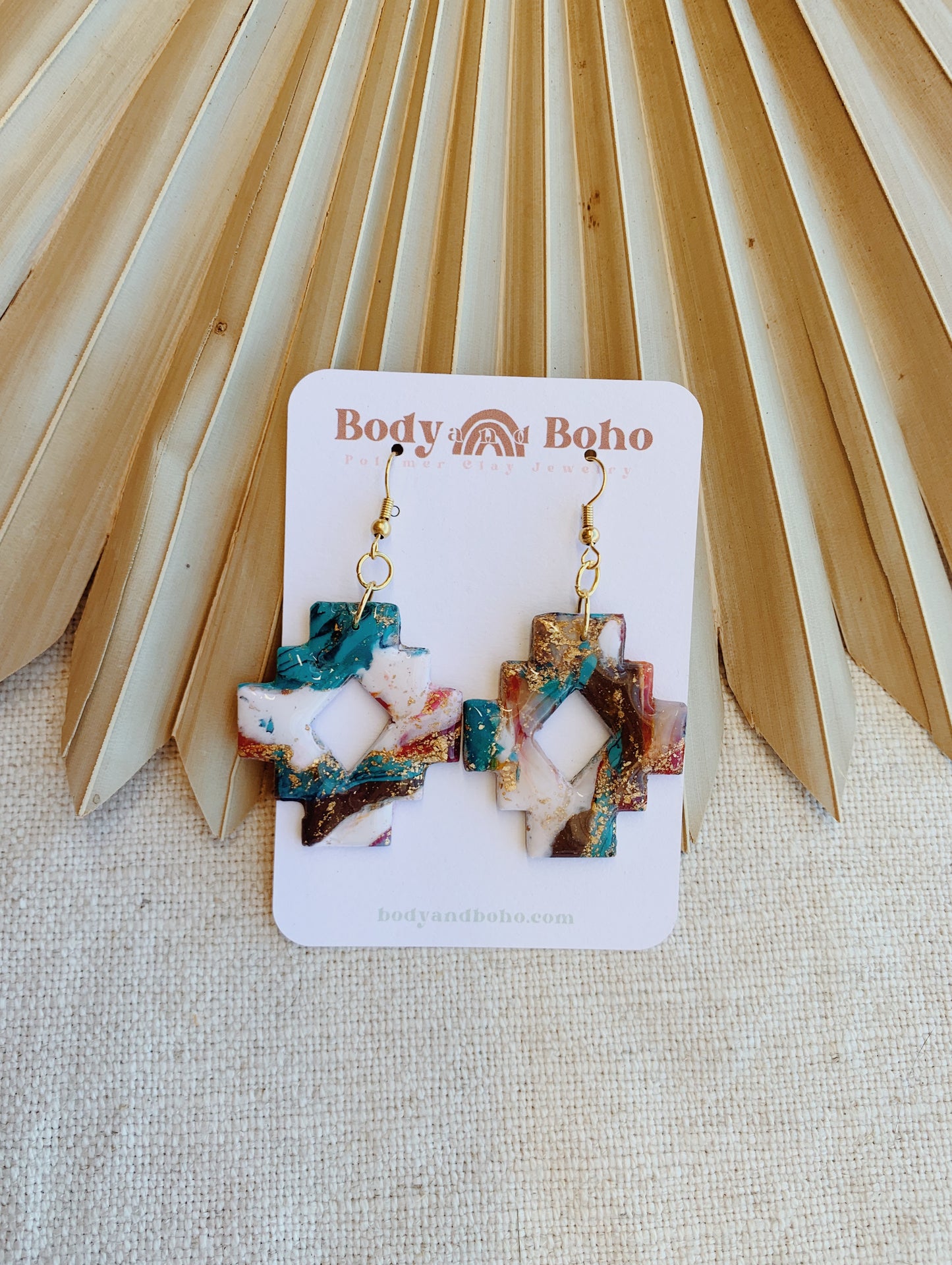 The Aztec Stone Earrings