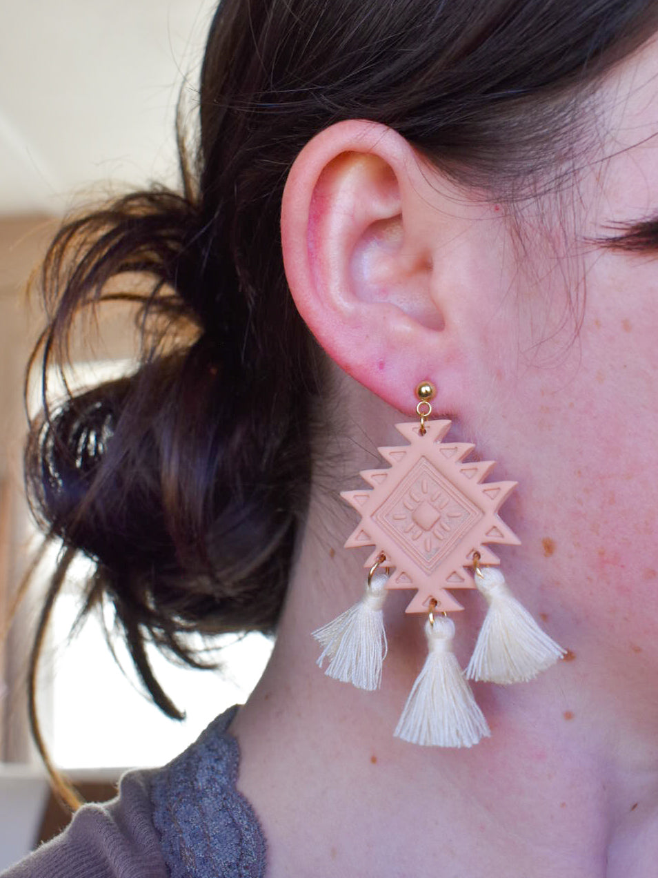 Dolly Aztec Tassel Earrings