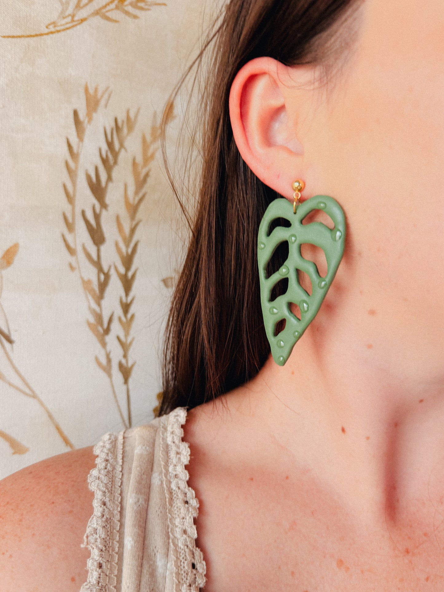 Adansonii Leaf Earrings