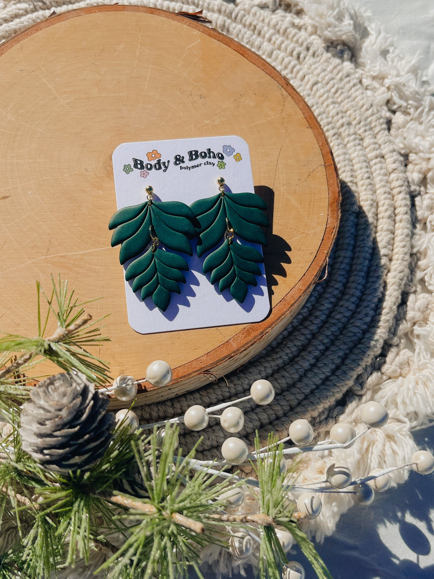 The Spruce Leaf Earrings