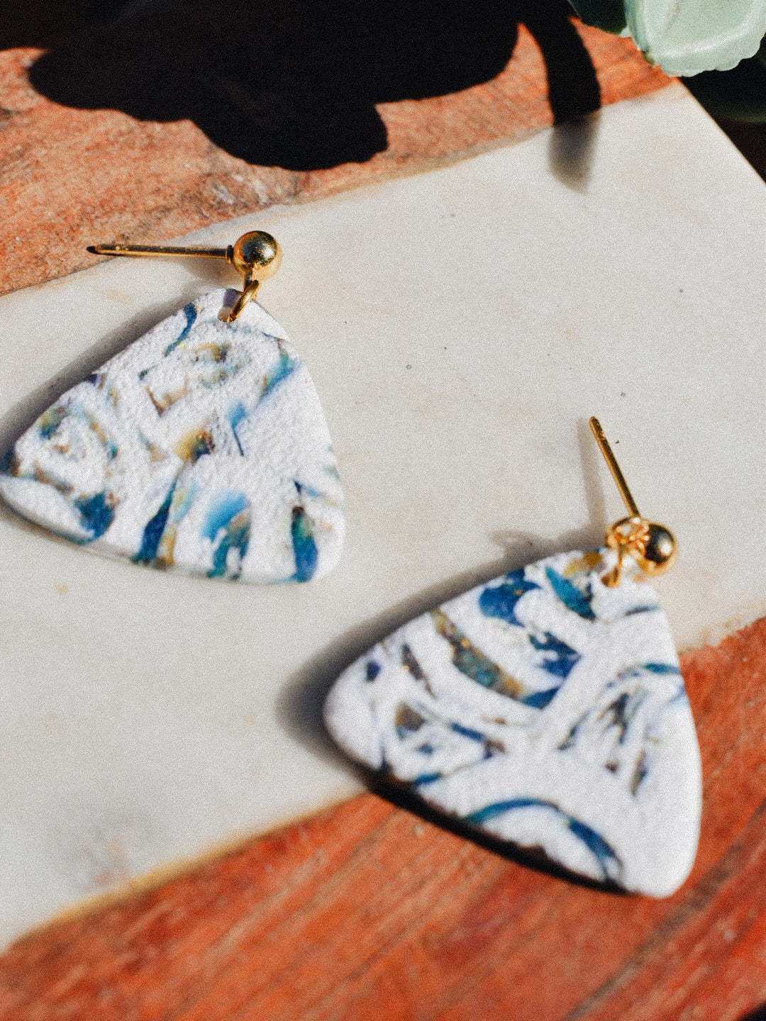 Jay Tribal Stone Earrings