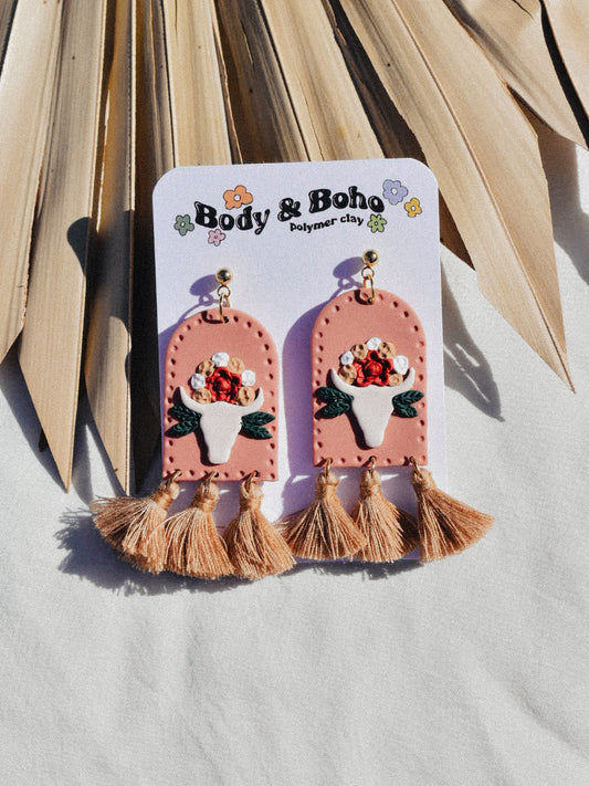 The Rosa Tassel Earrings