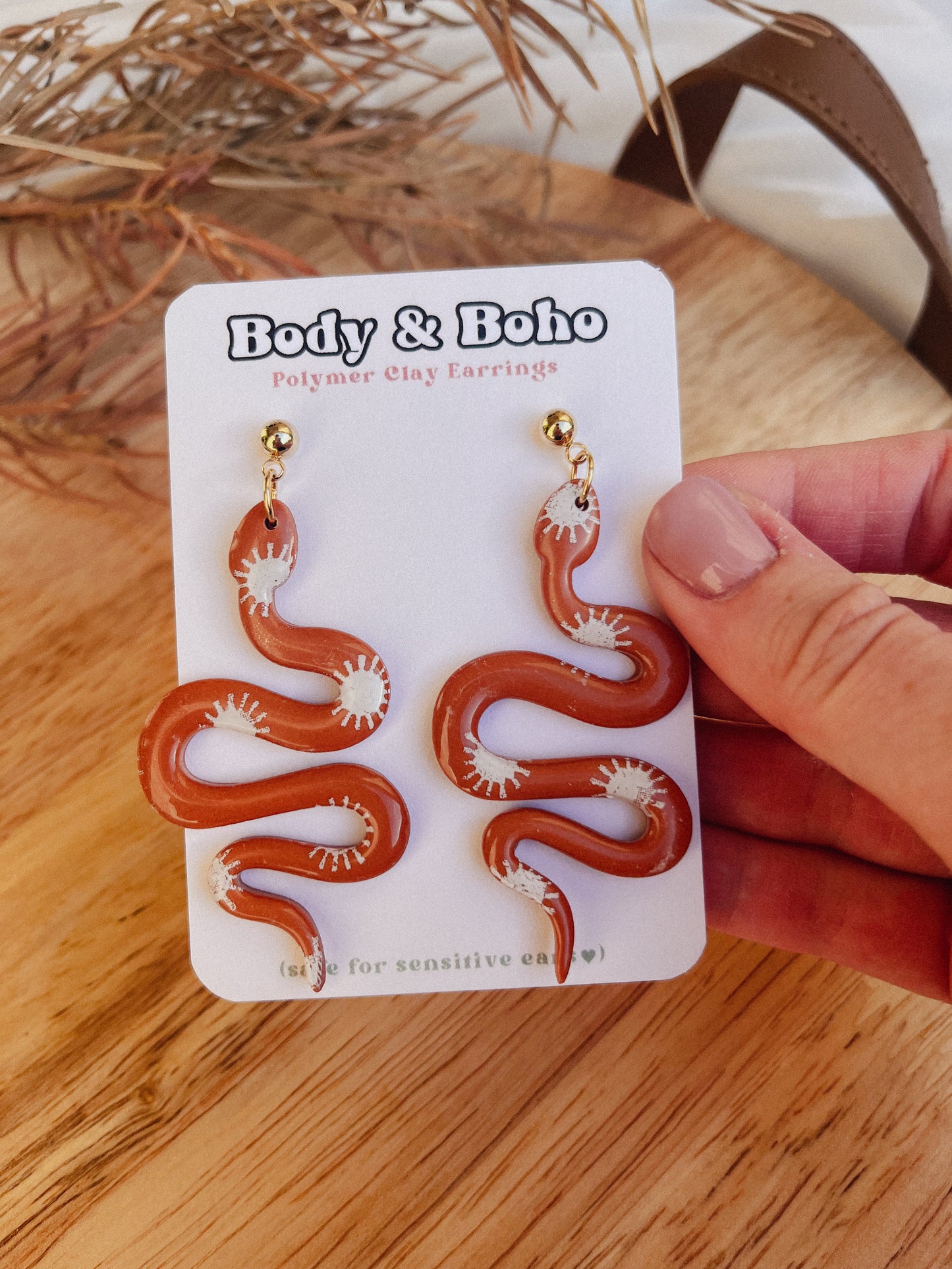 The Sunny Serpent Earrings