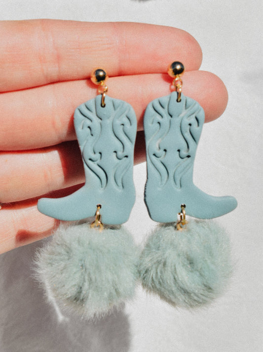 Laila Cowgirl Boot Earrings