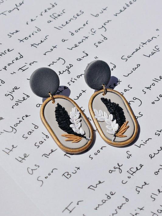 The Manuscript Earrings