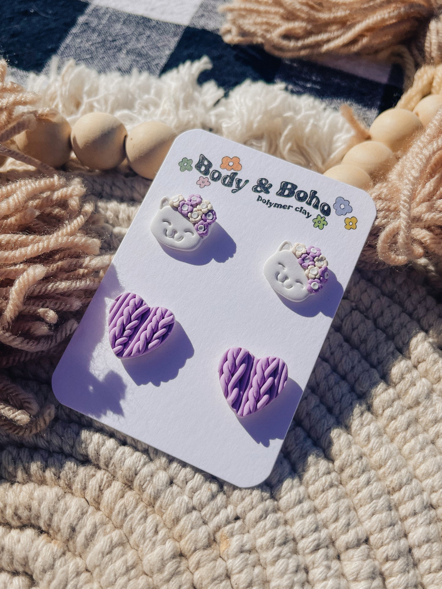 Cozy Lavender Stud Set