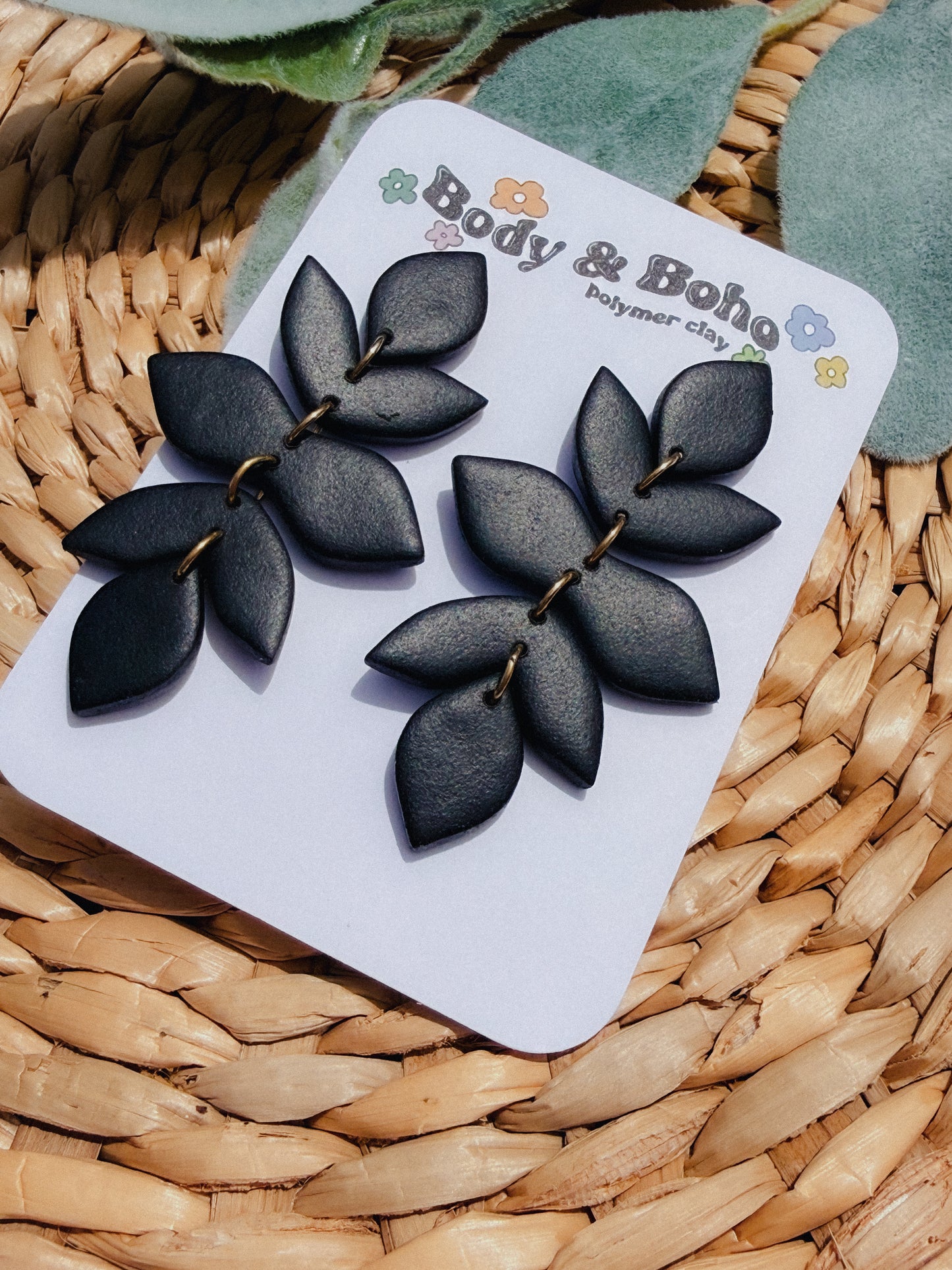 Vine Leaf Dangle Earrings