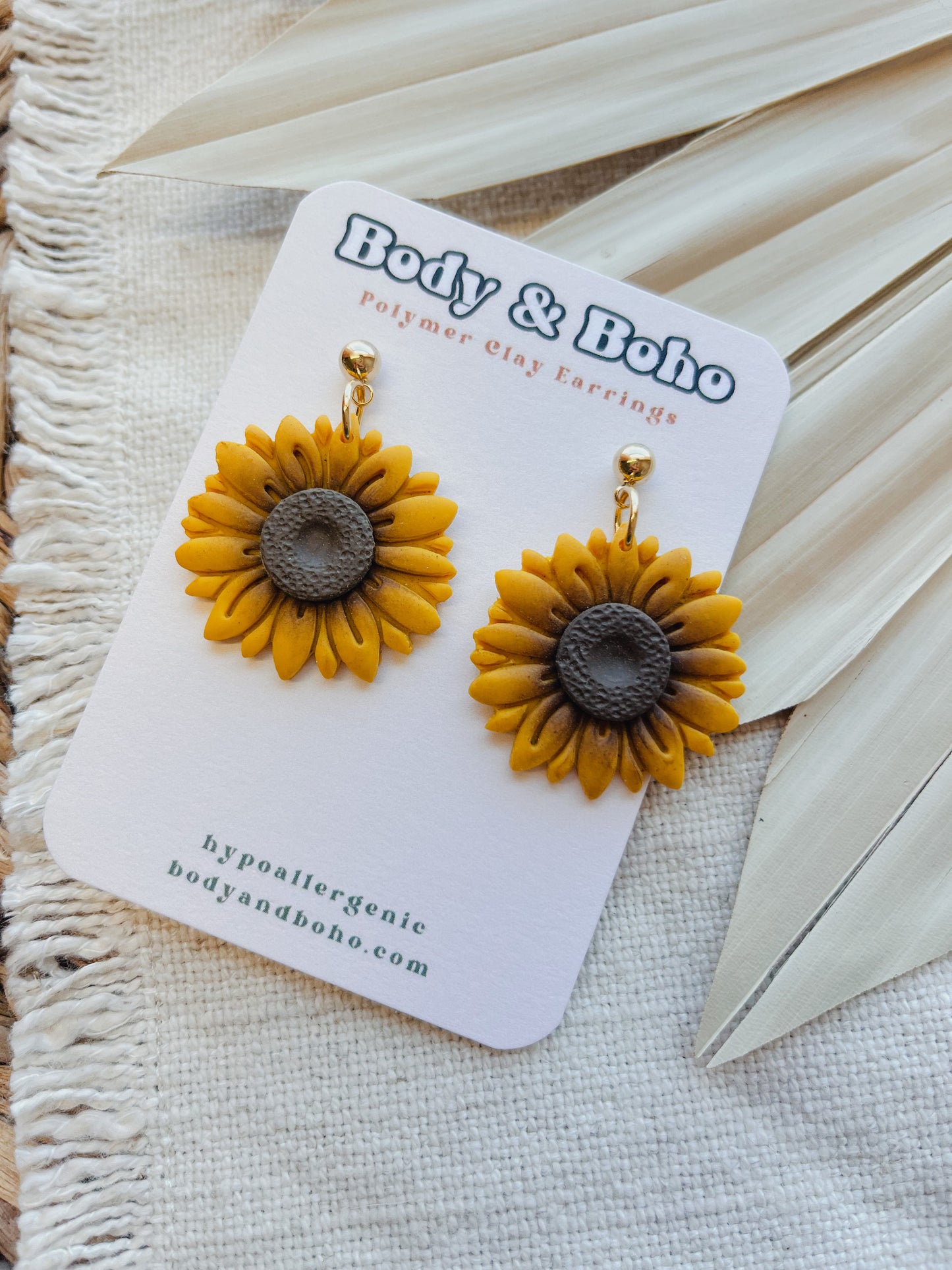 Natalie’s Sunflower Earrings